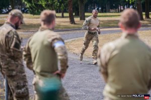 Międzynarodowe Zawody Wytrzymałościowo-siłowych Służb Mundurowych ,,Uwierz, Walcz, Zwyciężaj&amp;quot; - bieg na 400m na zdjęciu m.in. nadkom. Krzysztof Sowiński