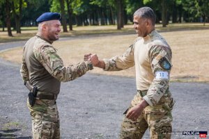 Międzynarodowe Zawody Wytrzymałościowo-siłowych Służb Mundurowych ,,Uwierz, Walcz, Zwyciężaj&amp;quot; - bieg na 400m na zdjęciu m.in. nadkom. Krzysztof Sowiński