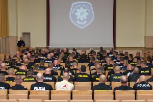 Aula słupskiej Szkoły Policji.