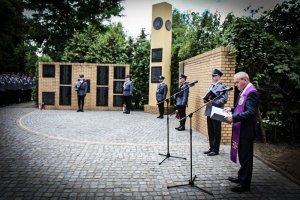 Przemówienie kapelana dolnośląskiej Policji