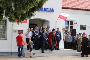 Uroczystość otwarcia Posterunku Policji w Tykocinie.