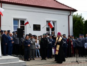 Uroczystość otwarcia Posterunku Policji w Tykocinie.