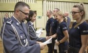 Uroczystość zakończenia szkolenia podstawowego policjantów w CSP