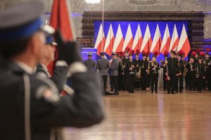 Nadanie sztandaru Komendzie Powiatowej Policji w Wieliczce