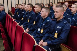 Policjanci z poszczególnych patroli.