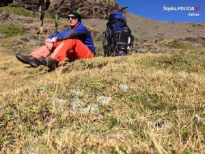 Zdjęcie kolorowe: Zdjęcie z wyprawy  ml. asp. Michał Puchały na najwyższy szczyt Hiszpanii, Mulhacén