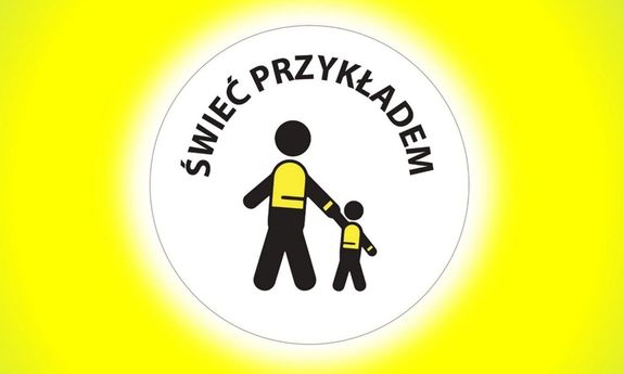 napis: świeć przykładem