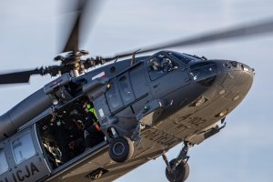 śmigłowiec Black Hawk podczas ćwiczeń