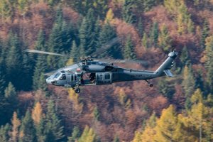 śmigłowiec Black Hawk podczas ćwiczeń