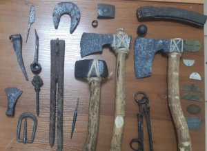 Zabezpieczone narzędzia przez bemowskich policjantów