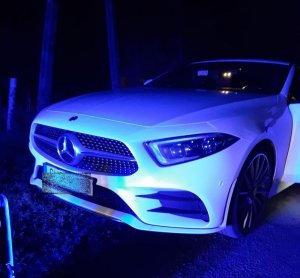 skradziony samochód marki Mercedes Benz