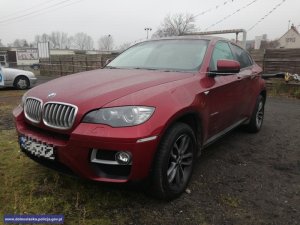 Skradziony samochód marki BMW