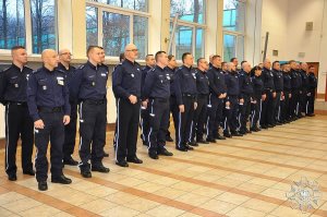 policjanci dyżurni uczestnicy turnieju