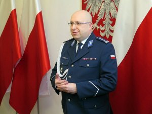 Uroczystość wręczenia odznaczeń i awansów funkcjonariuszom Głównego Sztabu Policji KGP