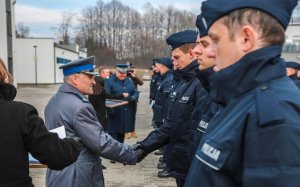 Uroczyste ślubowanie nowo przyjętych policjantów