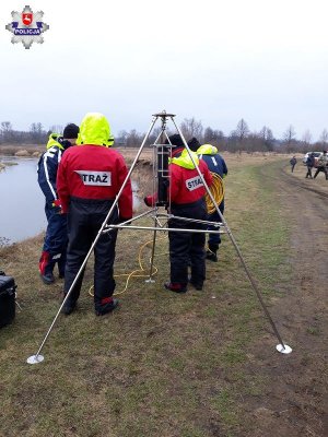 grupa KWP SP prowadzi poszukiwania