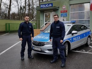 Sierżant sztabowy  Piotr Wojno i sierżant sztabowy Sebastian Żak