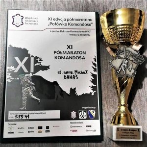 Puchar oraz dyplom za II miejsce w warszawskich zawodach
