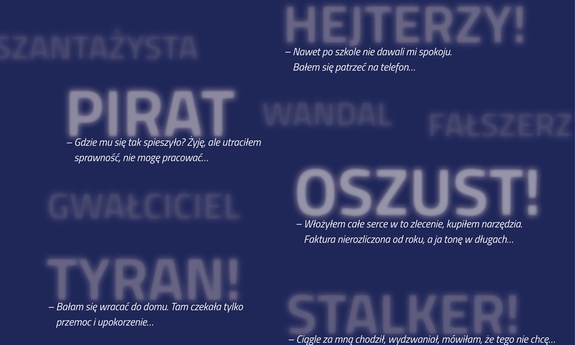 plakat informujący o Tygodniu Pomocy Osobom Pokrzywdzonym Przestępstwem