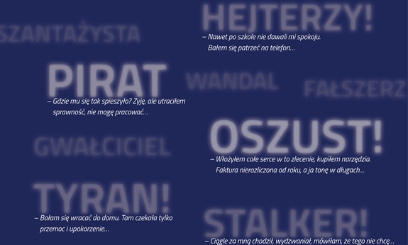 plakat informujący o Tygodniu Pomocy Osobom Pokrzywdzonym Przestępstwem