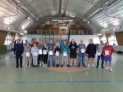 Nagrodzeni uczestnicy Wojewódzkich Mistrzostw Policji w Tenisie Stołowym