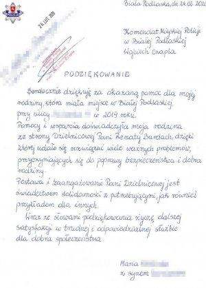 Podziękowania