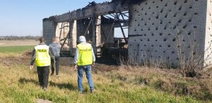 Lokalna wizja podpalacza w miejscach w których dopuścił się podpalenia