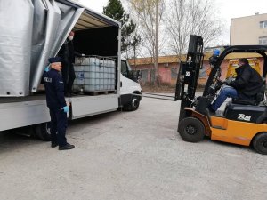 Rozpakowywanie alkoholu w szpitalu