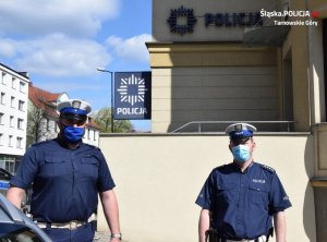 Policjanci którzy przeprowadzili pilotaż