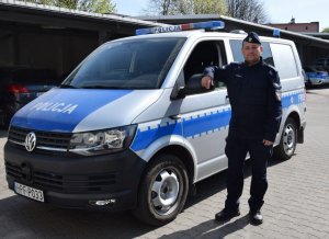 Policjant który interweniował w czasie wolnym od służby