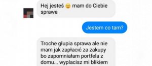 przykład rozmów internetowych oszustów