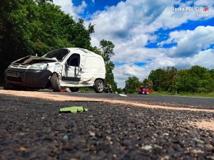 Zdjęcia samochodu który brał udział w wypadku