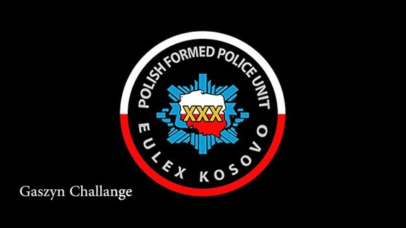 logo polskiej jednostki Policji w Kosowie