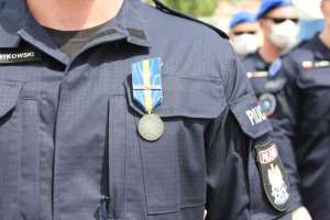uroczystość wręczenia medali za misję w Kosowie