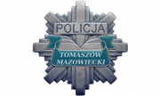 policyjna odznaka z napisem Tomszów Mazowiecki