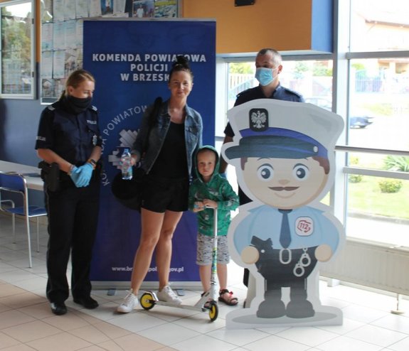 policjantka z rodziną