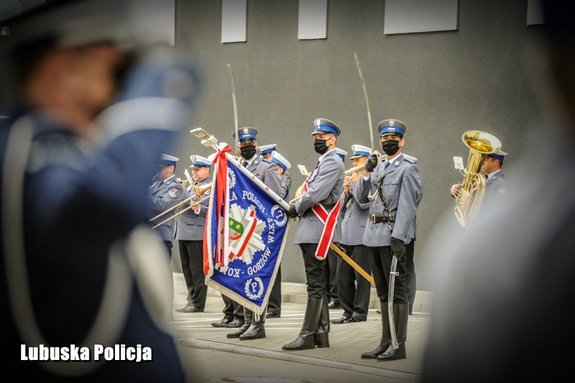 Święto policji - reprezentacja honorowa policji