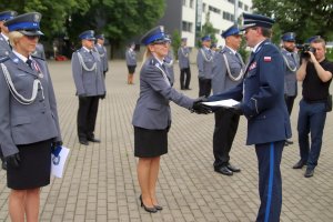 Wręczenie aktów mianowania na wyższe stopnie służbowe.