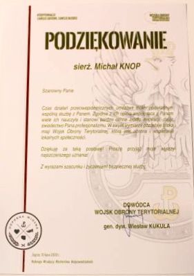 Podziękowania