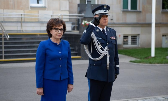 Marszałek Sejmu i Komendant Główny Policji