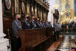 uroczysta msza święta z okazji Święta Policji z udziałem kierownictwa polskiej Policji