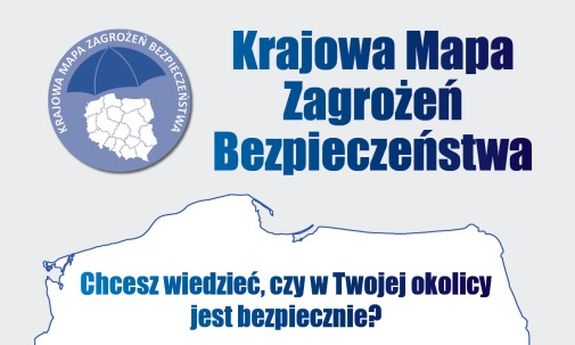 Napis Krajowa Mapa Zagrożeń Bezpieczeństwa