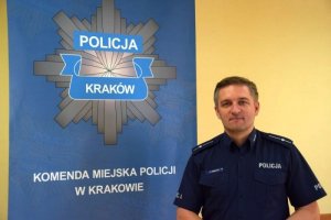 Oficer prasowy Komendy Miejskiej Policji w Krakowie