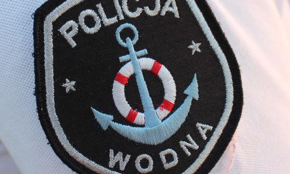 Naszywka z napisem &quot; Policja Wodna&quot;