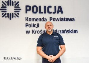 I Zastępca Komendanta Powiatowego Policji w Krośnie Odrzańskim, mł. insp. Maciej Sipek