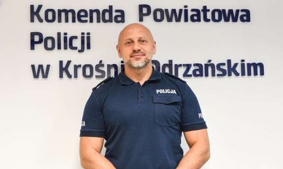 I Zastępca Komendanta Powiatowego Policji w Krośnie Odrzańskim, mł. insp. Maciej Sipek