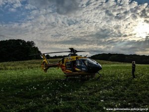 Helikopter na polanie