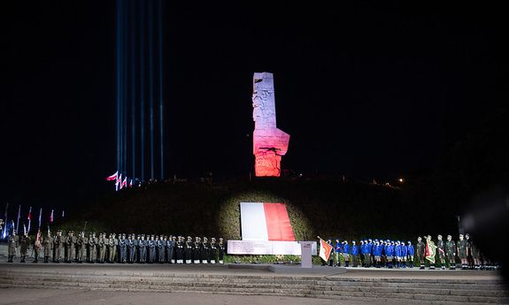 uroczystości na Westerplatte