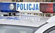 Napis Policja na radiowozie