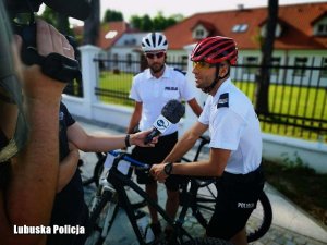 Sierż. sztab. Tomasz Kołogryw na rowerze